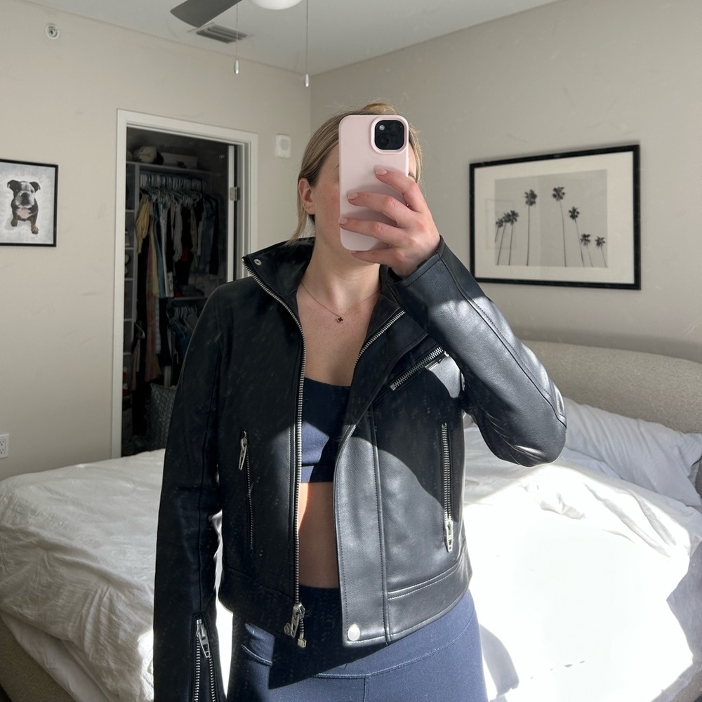 Blank NYC Black Leather Jacket